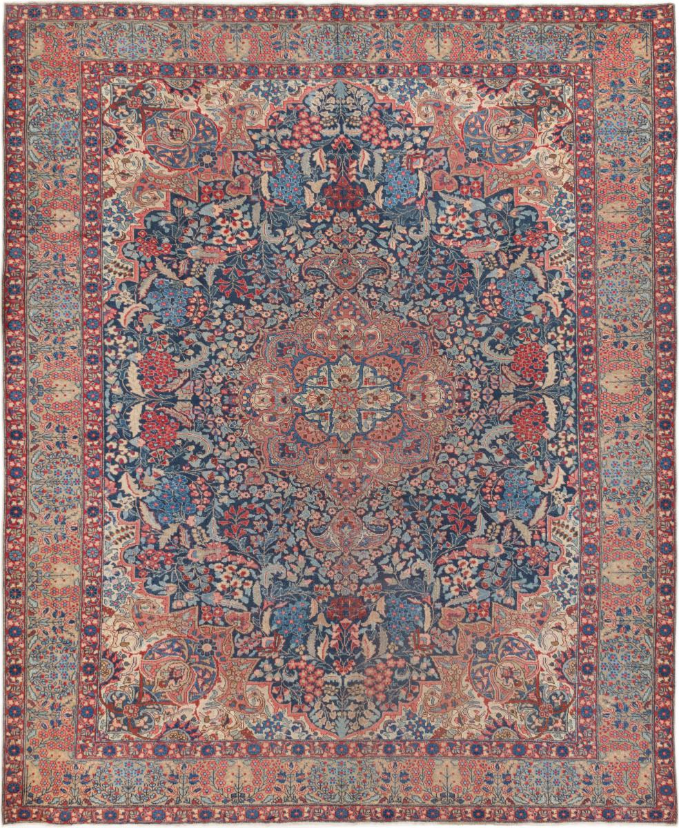 Tappeto persiano Isfahan Khoy Antico 440x350 440x350, Tappeto persiano Annodato a mano