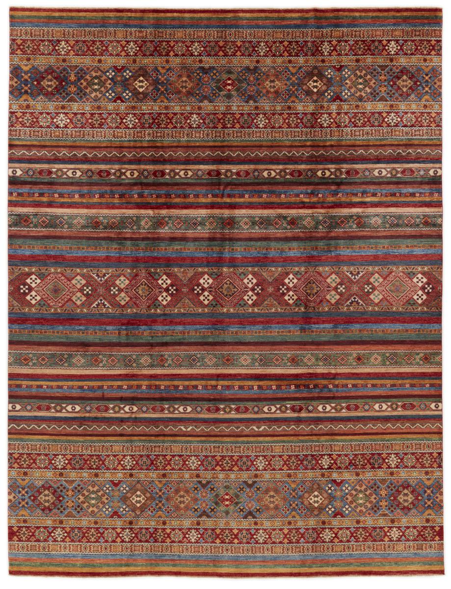 Afghan rug Arijana Shaal 411x316 411x316, Persian Rug Knotted by hand