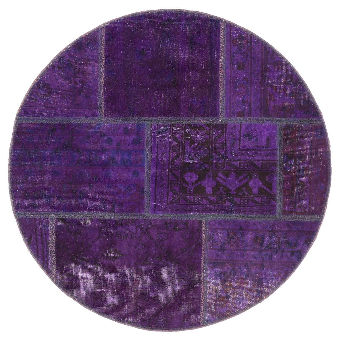 Persisk matta Patchwork 101x99 101x99, Persisk matta Knuten för hand