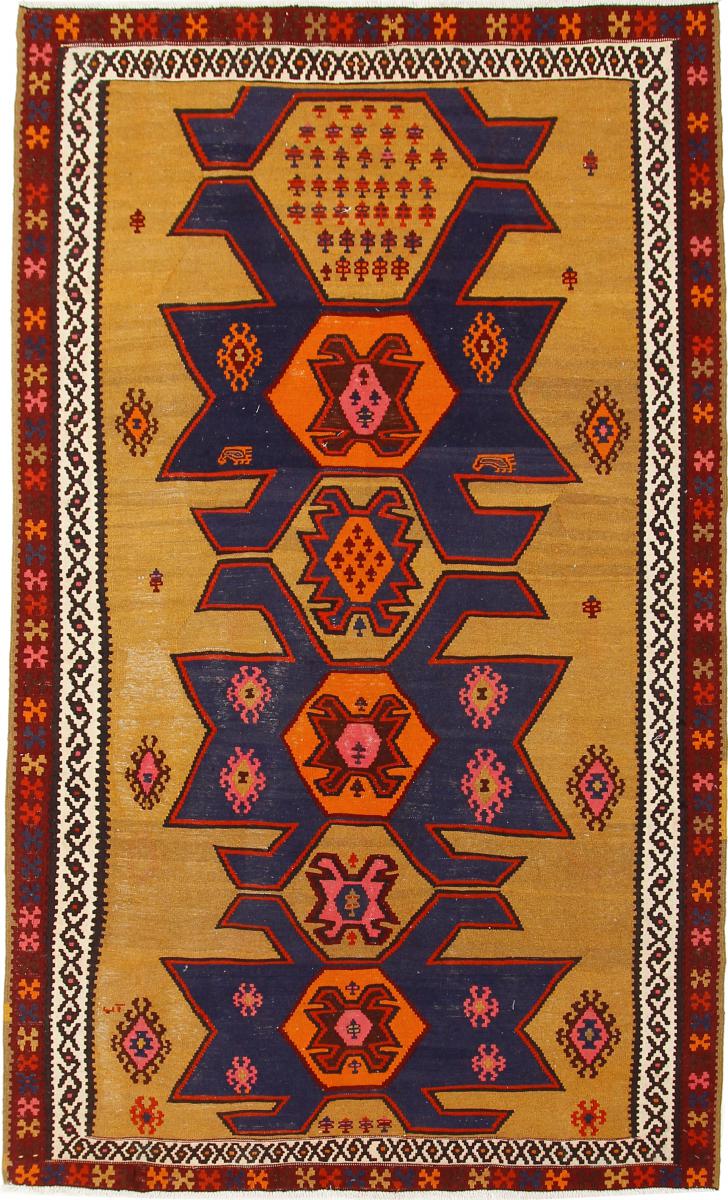 Tapete persa Kilim Fars Azerbaijan Antigo 295x176 295x176, Tapete persa Tecido à mão