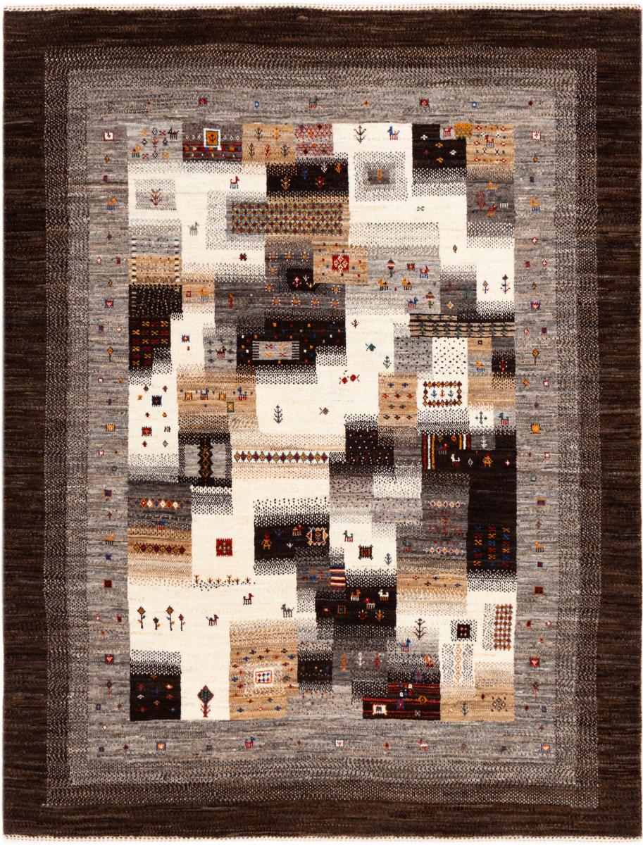 Alfombra persa Persia Gabbeh Loribaft Nowbaft 193x150 193x150, Alfombra persa Anudado a mano