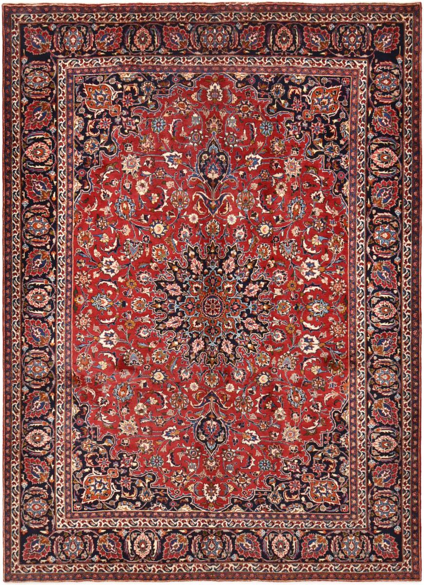 Tapete persa Mashhad 11'2"x8'0" 11'2"x8'0", Tapete persa Atado à mão