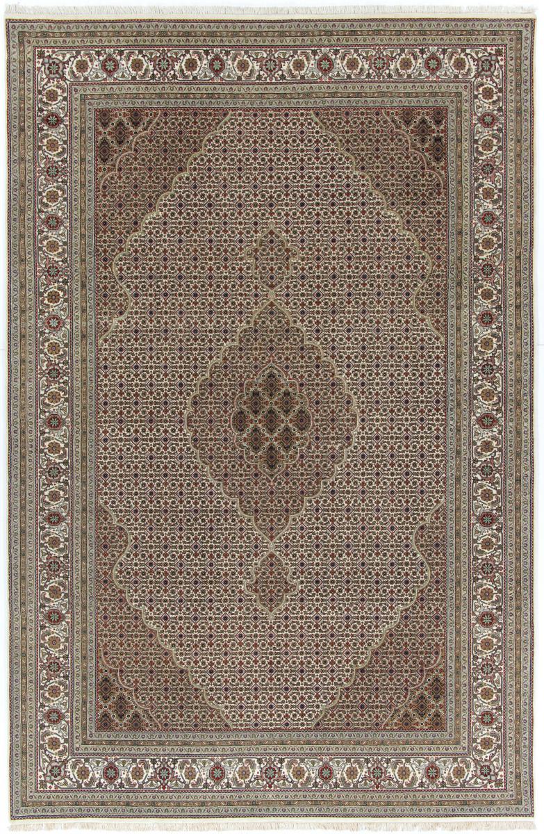 Tapete indiano Tabriz Mahi 305x200 305x200, Tapete persa Atado à mão