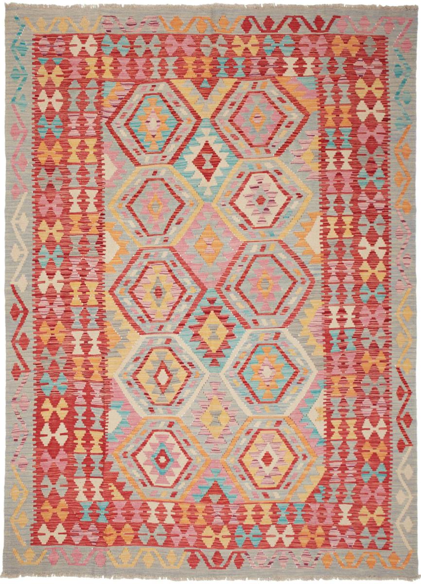 Tapete afegão Kilim Afegão 242x176 242x176, Tapete persa Tecido à mão