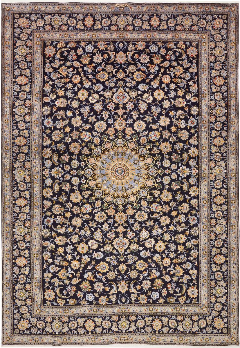 Persisk teppe Keshan 371x254 371x254, Persisk teppe Knyttet for hånd