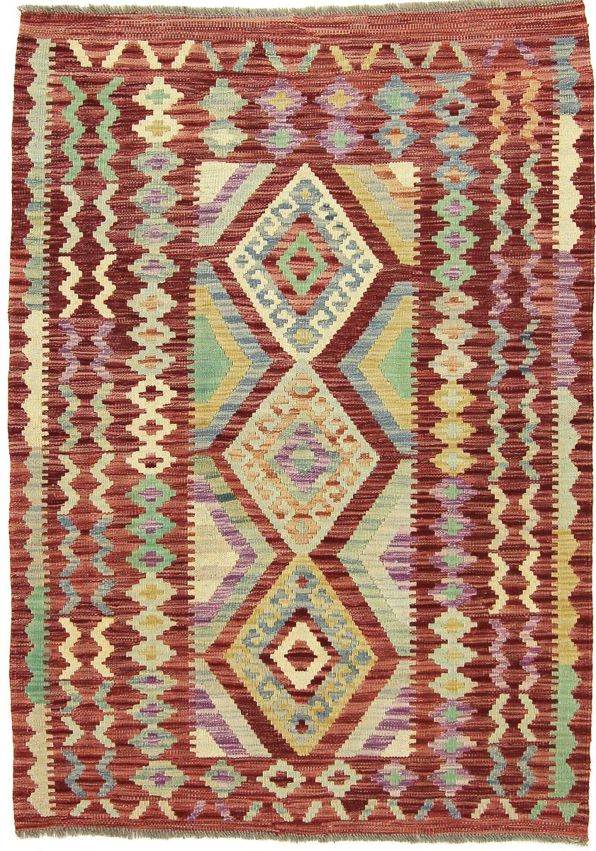 Tapete afegão Kilim Afegão Heritage 142x105 142x105, Tapete persa Tecido à mão