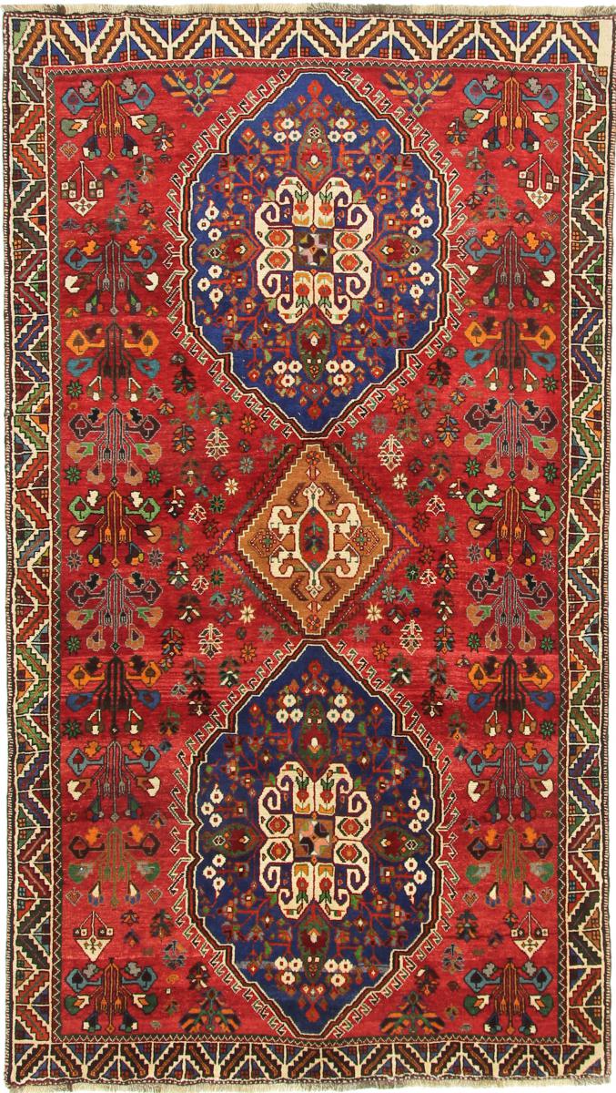 Tapis persan Shiraz 275x153 275x153, Tapis persan Noué à la main