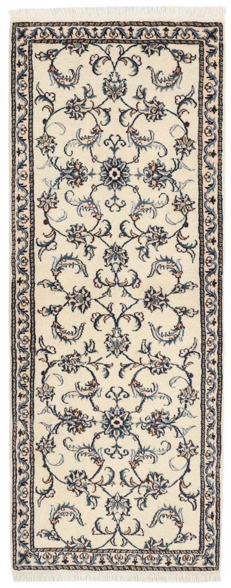 Persian Rug Nain Kaschmar 6'5"x2'6" 6'5"x2'6", Persian Rug Knotted by hand