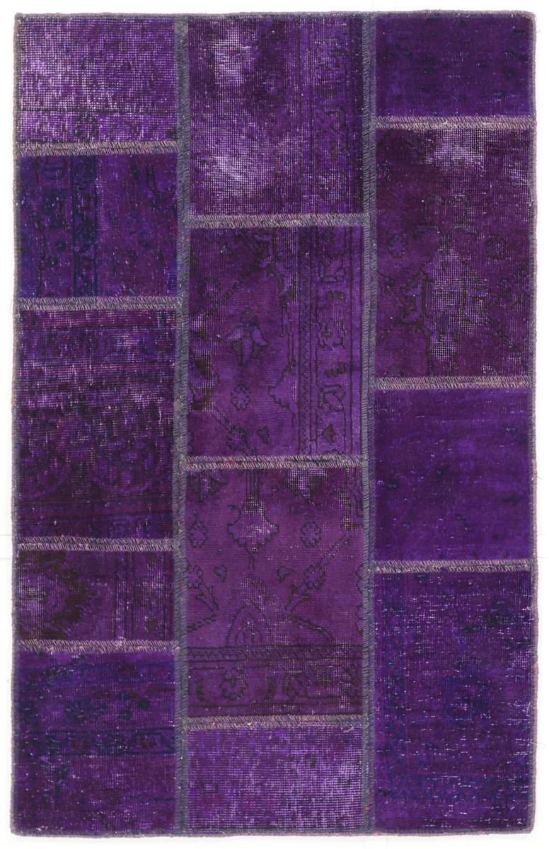  ペルシャ絨毯 パッチワーク 127x82 127x82,  ペルシャ絨毯 手織り