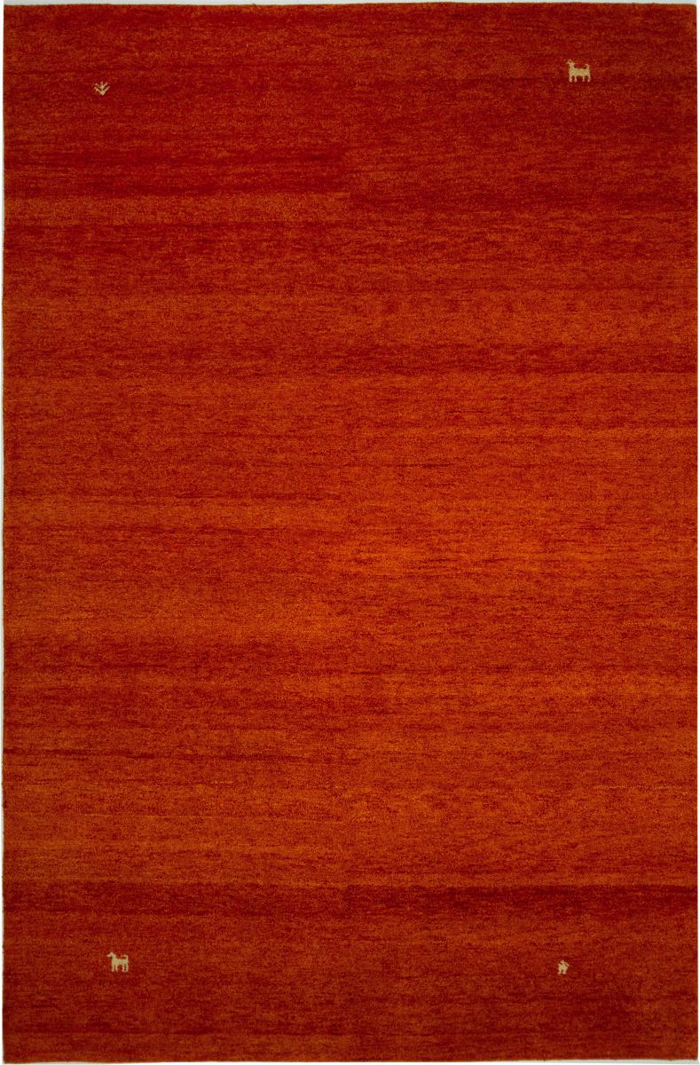 Indo rug Gabbeh 9'9"x6'7" 9'9"x6'7", Persian Rug Knotted by hand