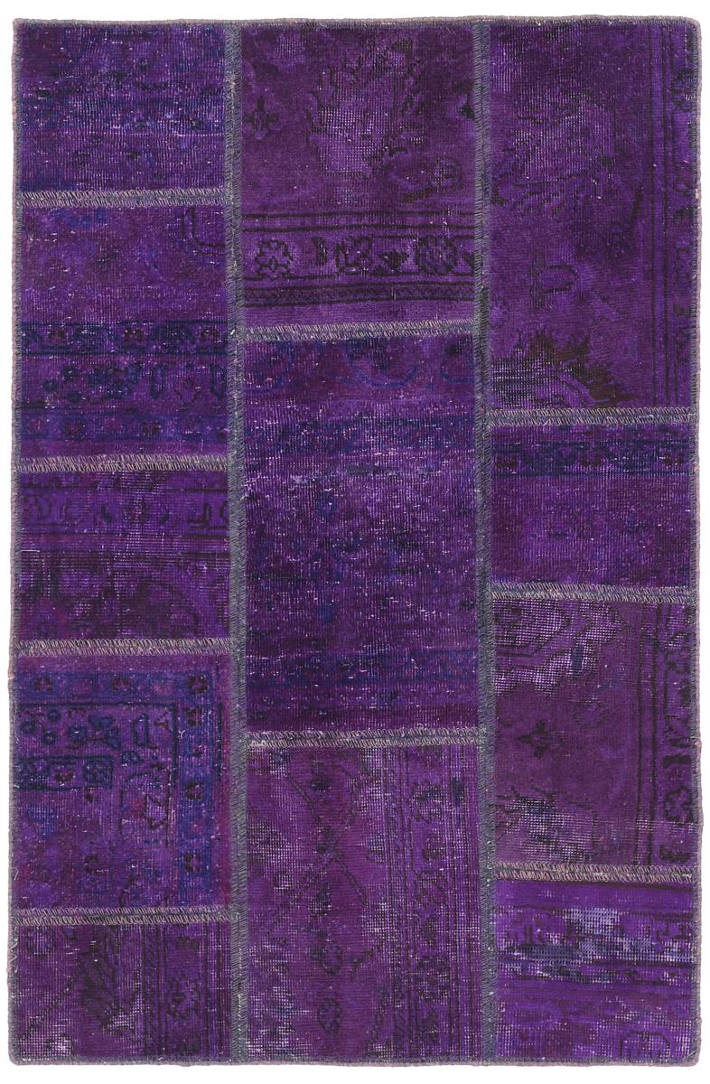  ペルシャ絨毯 パッチワーク 123x83 123x83,  ペルシャ絨毯 手織り