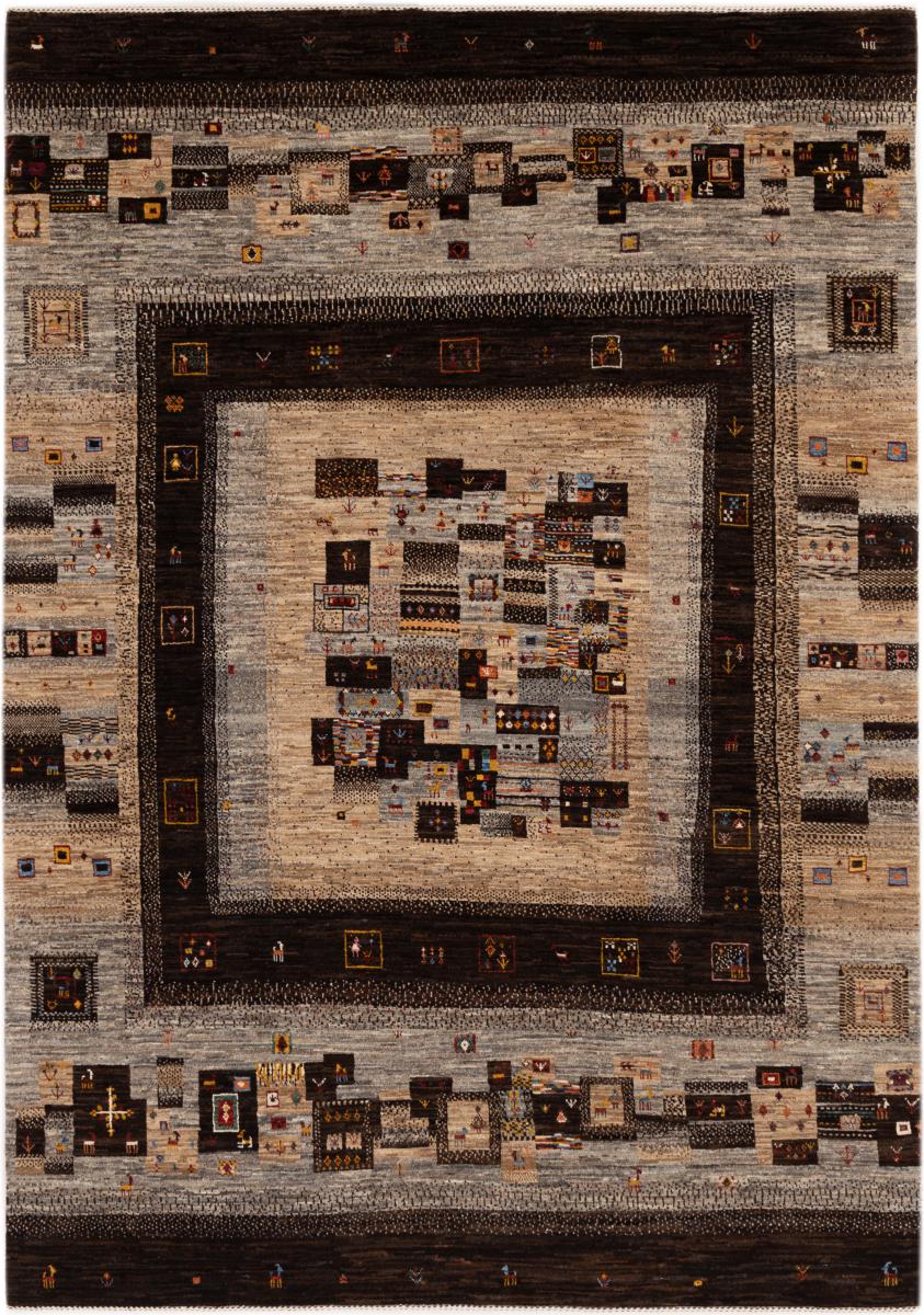 Tapete persa Persa Gabbeh Loribaft Nowbaft 257x182 257x182, Tapete persa Atado à mão