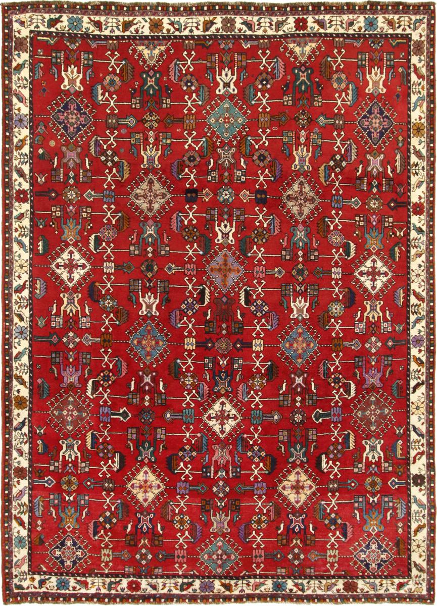 Alfombra persa Ghashghai 303x221 303x221, Alfombra persa Anudado a mano