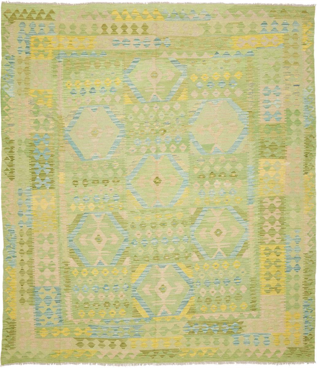 Alfombra afgana Kilim Afghan 291x252 291x252, Alfombra persa Tejido a mano