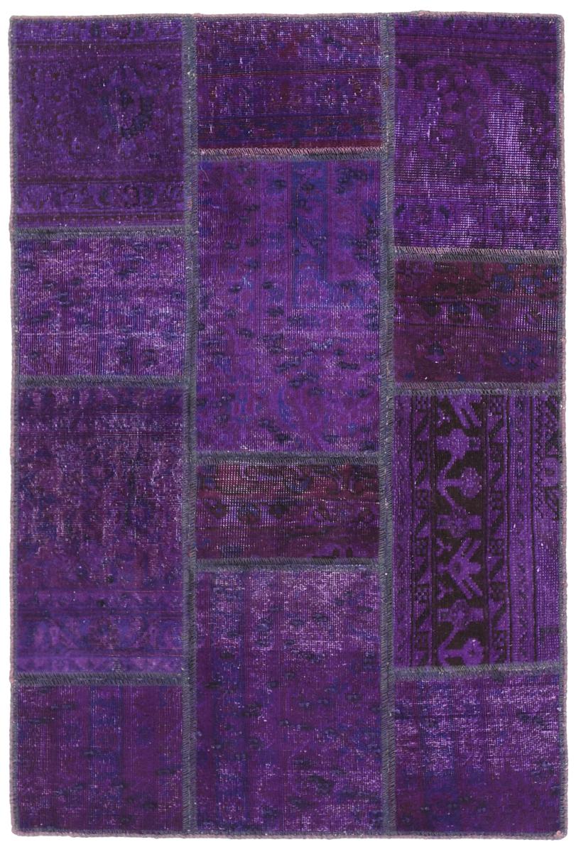  ペルシャ絨毯 パッチワーク 121x83 121x83,  ペルシャ絨毯 手織り