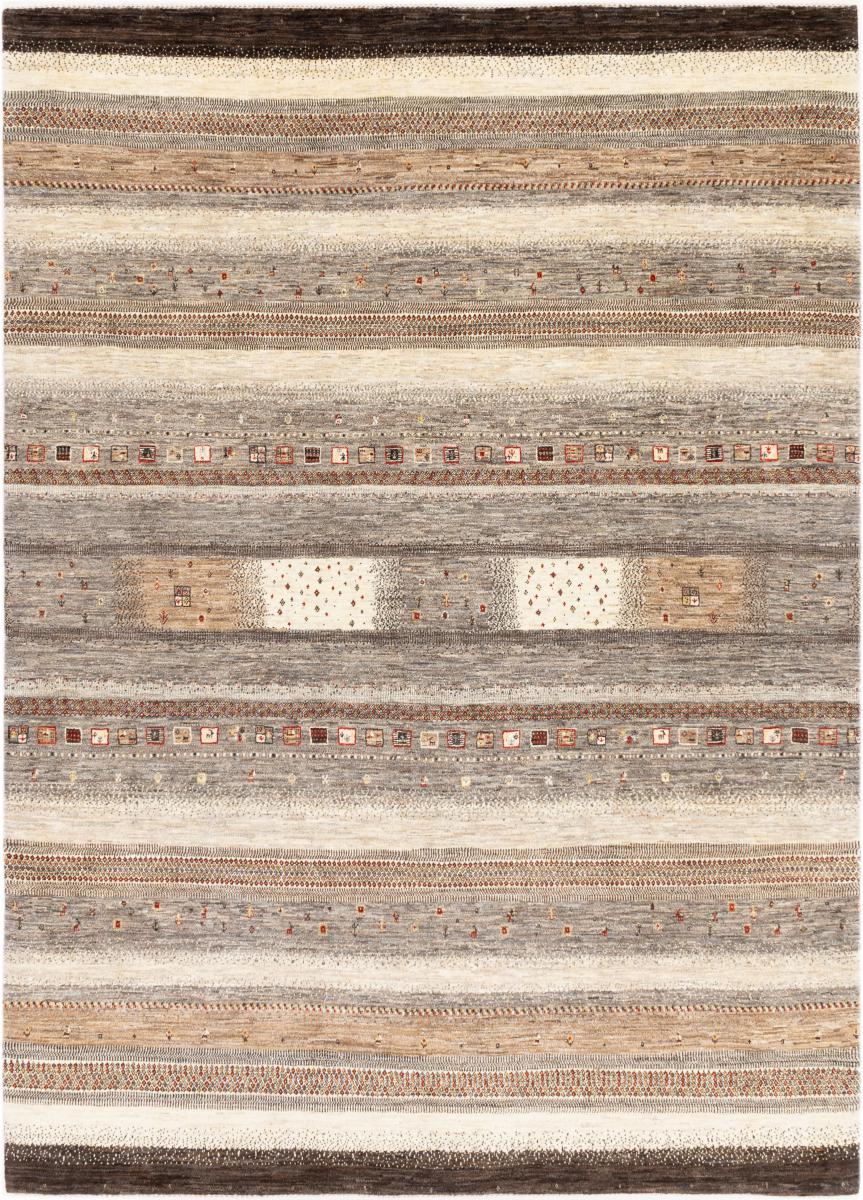 Tapis persan Perser Gabbeh Loribaft Natura 341x244 341x244, Tapis persan Noué à la main