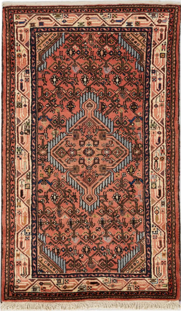 Alfombra persa Hamadan Zageh 133x79 133x79, Alfombra persa Anudado a mano