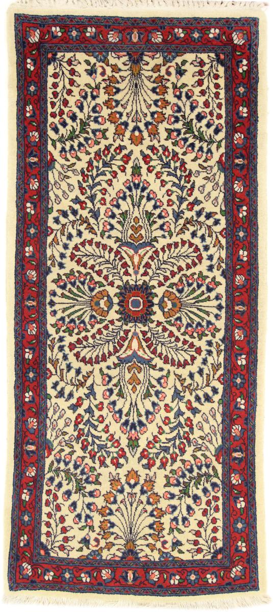 Tapete persa Sarough 156x66 156x66, Tapete persa Atado à mão