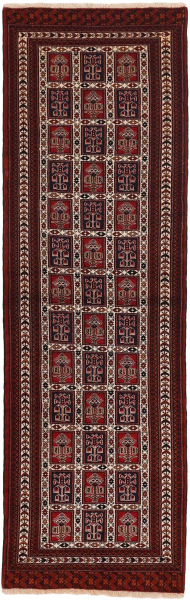 Perzsa szőnyeg Turkaman 9'3"x2'10" 9'3"x2'10", Perzsa szőnyeg Kézzel csomózva
