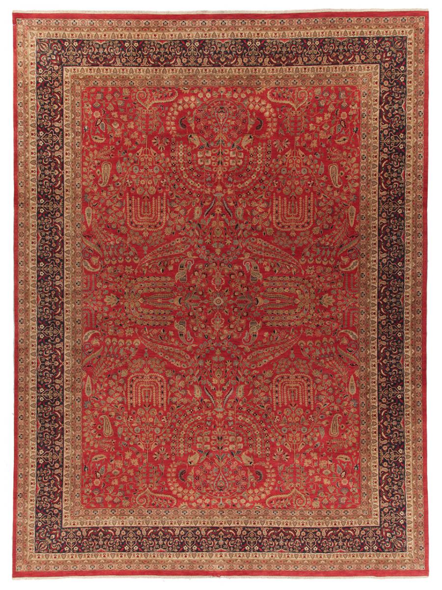 Alfombra india Indo Tabriz Royal 401x301 401x301, Alfombra persa Anudado a mano