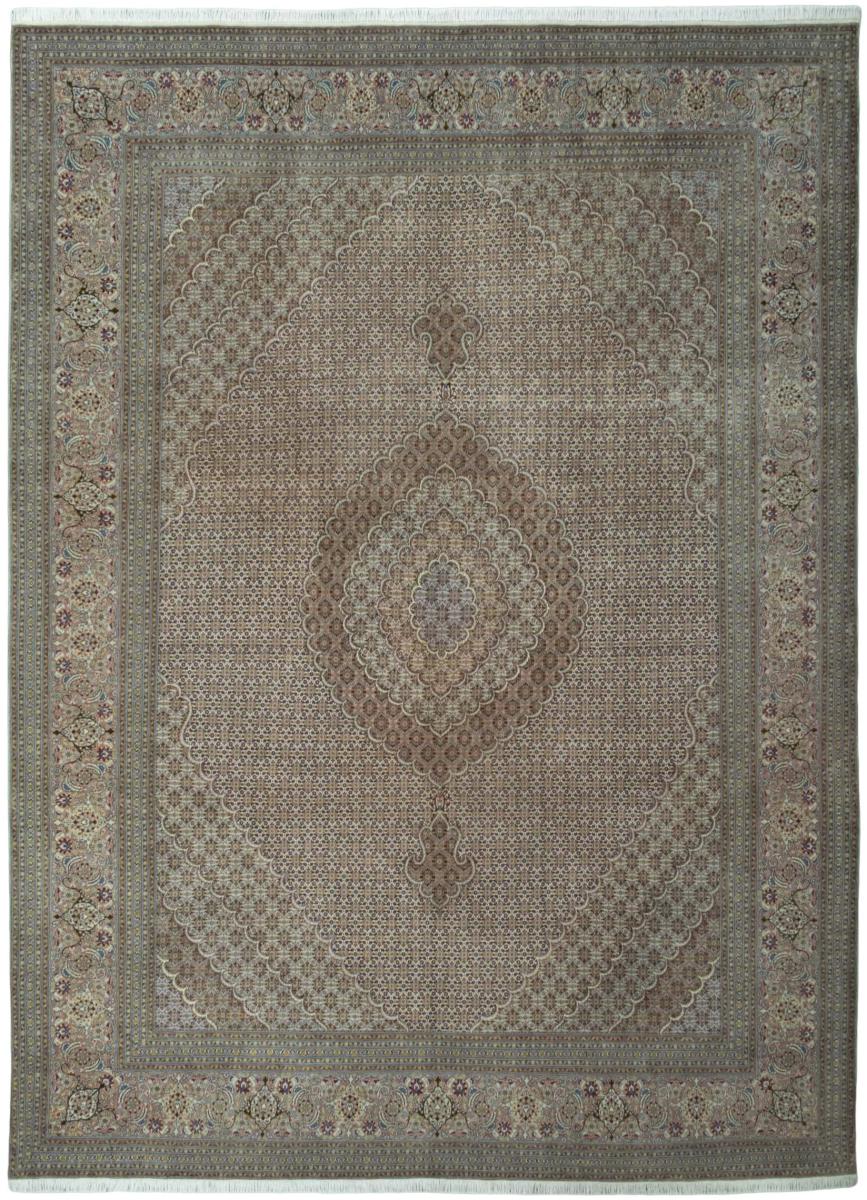 Tapete persa Tabriz 50Raj 13'4"x10'0" 13'4"x10'0", Tapete persa Atado à mão