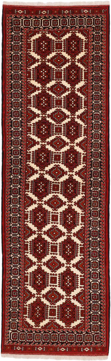 Perserteppich Turkaman 9'9"x2'9" 9'9"x2'9", Perserteppich Handgeknüpft