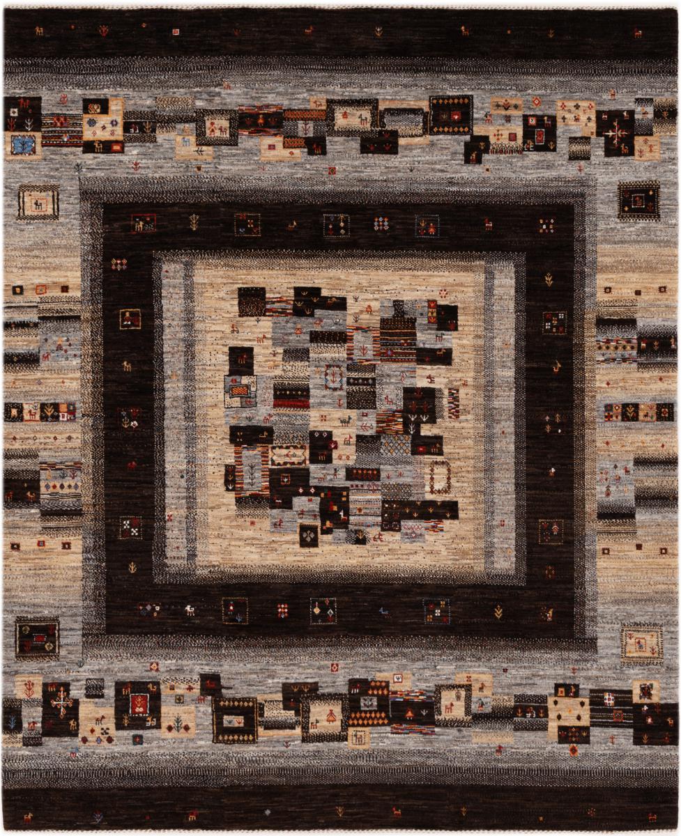 Tapete persa Persa Gabbeh Loribaft Nowbaft 243x208 243x208, Tapete persa Atado à mão