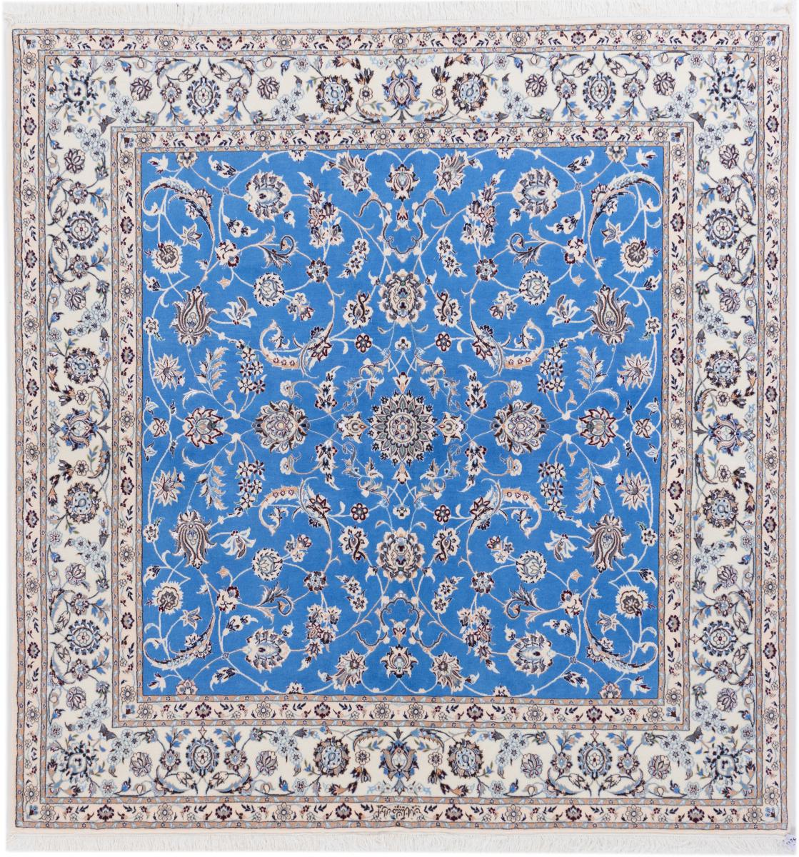 Persian Rug Nain 6La Signed 210x205 210x205, Persian Rug Knotted by hand