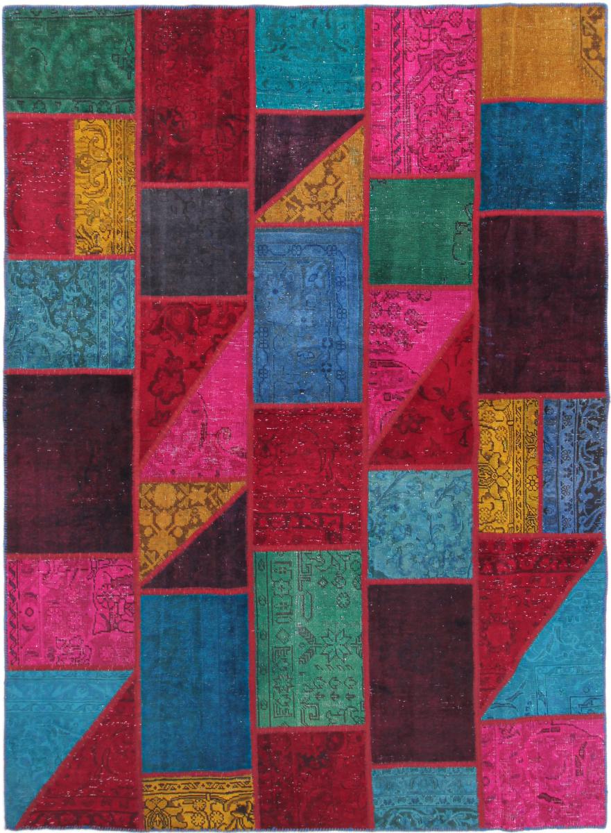 Perzsa szőnyeg Patchwork 236x174 236x174, Perzsa szőnyeg Kézzel csomózva