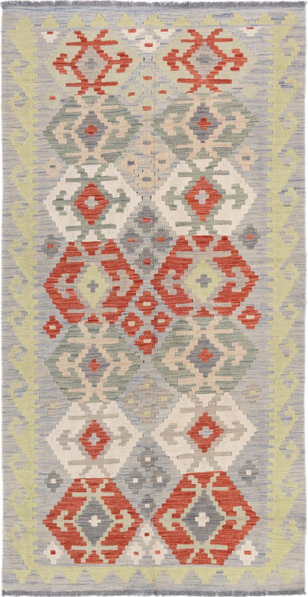 Tapis afghan Kilim Afghan 202x103 202x103, Tapis persan Tissé à la main