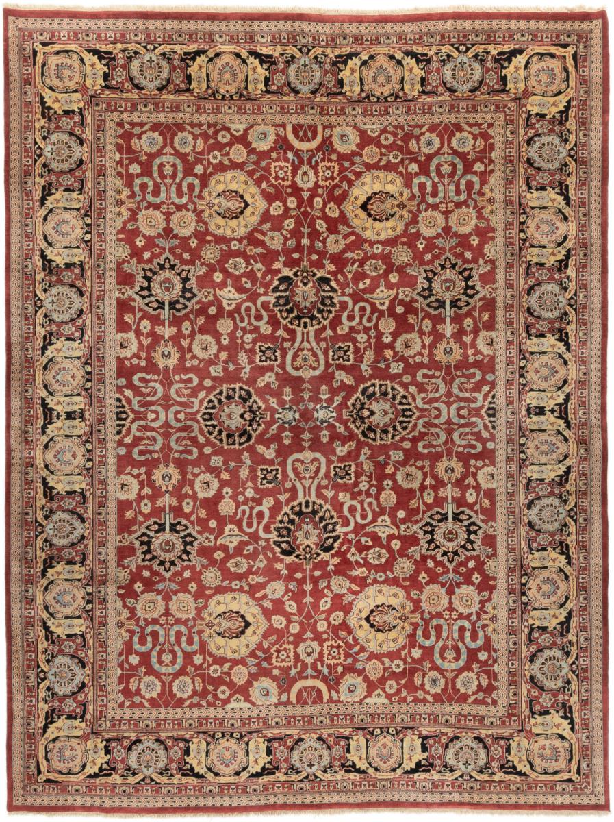 Indiai szőnyeg Indo Tabriz Jaipur 12'10"x9'9" 12'10"x9'9", Perzsa szőnyeg Kézzel csomózva