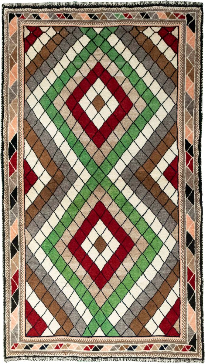 Persian Rug Persian Gabbeh 212x115 212x115, Persian Rug Knotted by hand