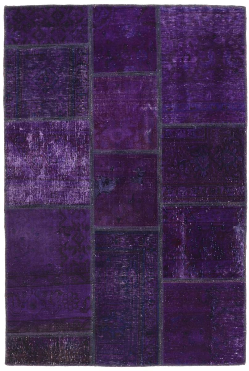 Persialainen matto Patchwork 156x101 156x101, Persialainen matto Solmittu käsin