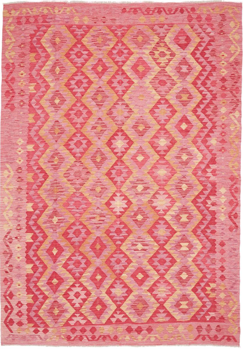 Tapis afghan Kilim Afghan 288x205 288x205, Tapis persan Tissé à la main