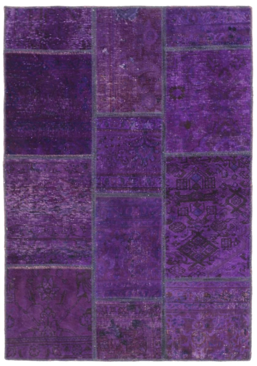  ペルシャ絨毯 パッチワーク 153x103 153x103,  ペルシャ絨毯 手織り