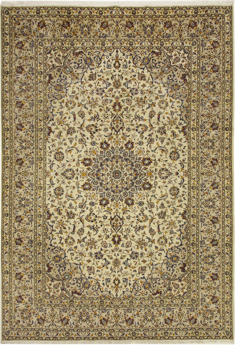 Alfombra persa Keshan 353x249 353x249, Alfombra persa Anudado a mano