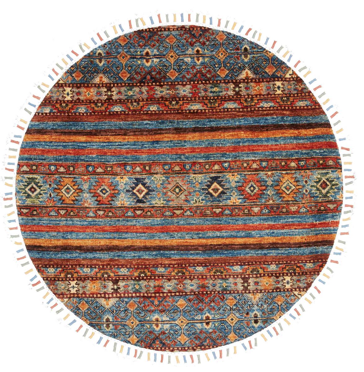 Tapete paquistanês Arijana Shaal 91x91 91x91, Tapete persa Atado à mão