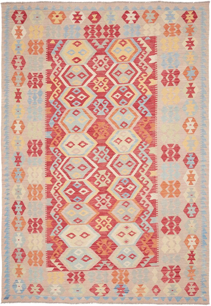 Afghanischer Teppich Kelim Afghan 298x205 298x205, Perserteppich Handgewebt