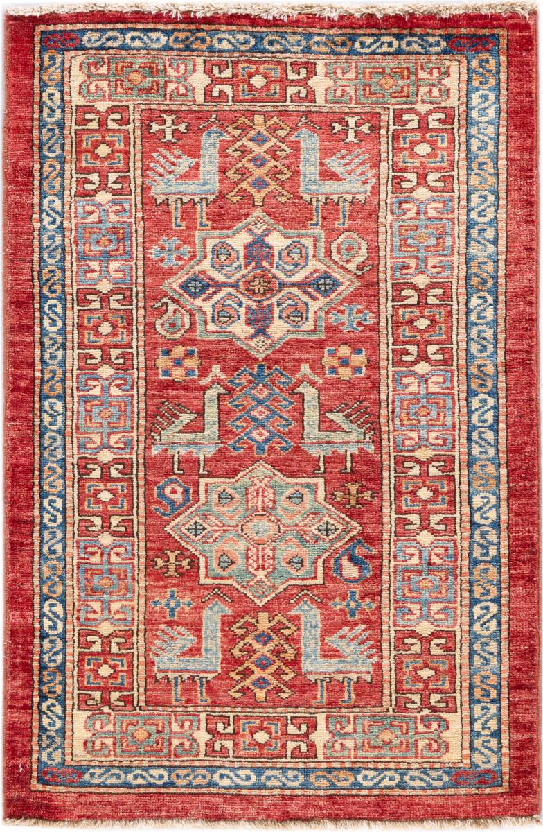 Alfombra afgana Super Kazak 94x61 94x61, Alfombra persa Anudado a mano