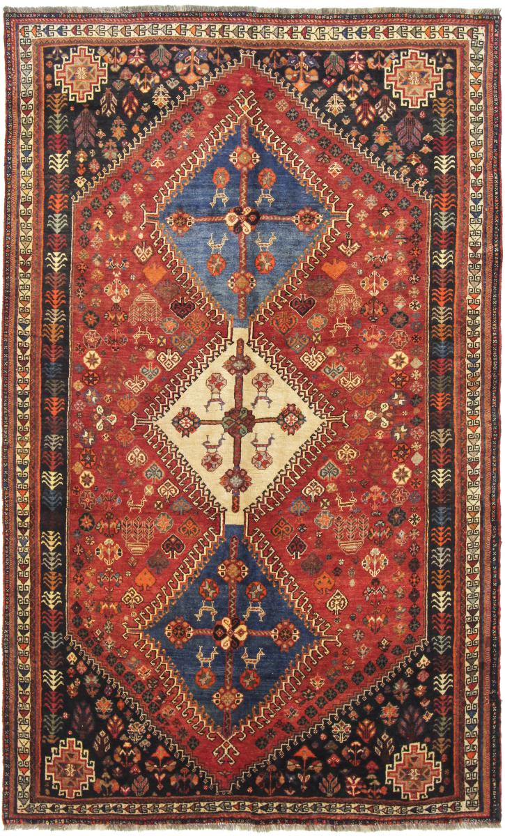 Tapete persa Ghashghai 301x184 301x184, Tapete persa Atado à mão