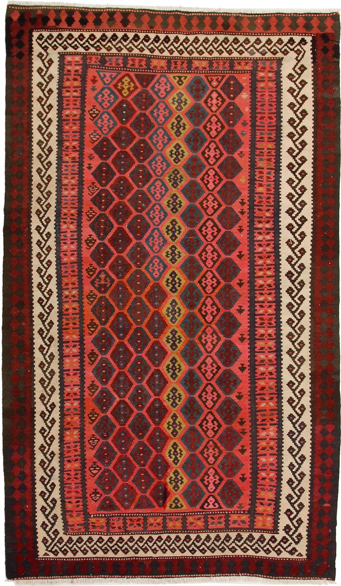 Tapete persa Kilim Fars Azerbaijan Antigo 281x163 281x163, Tapete persa Tecido à mão