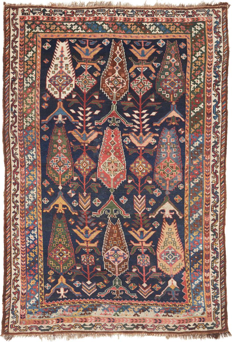 Persian Rug Lori Antique 8'4"x5'7" 8'4"x5'7", Persian Rug Knotted by hand