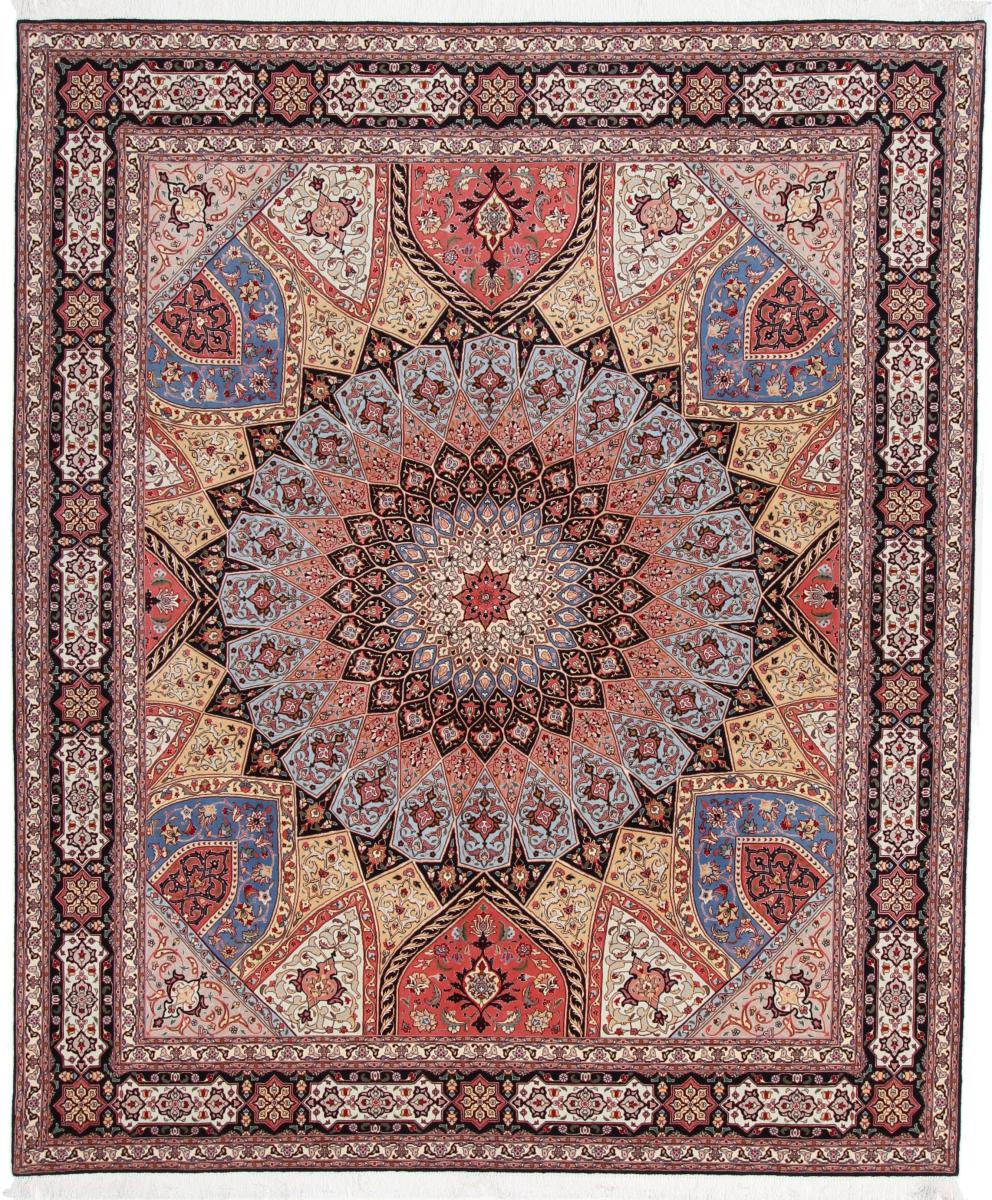 Tapete persa Tabriz 50Raj 307x255 307x255, Tapete persa Atado à mão