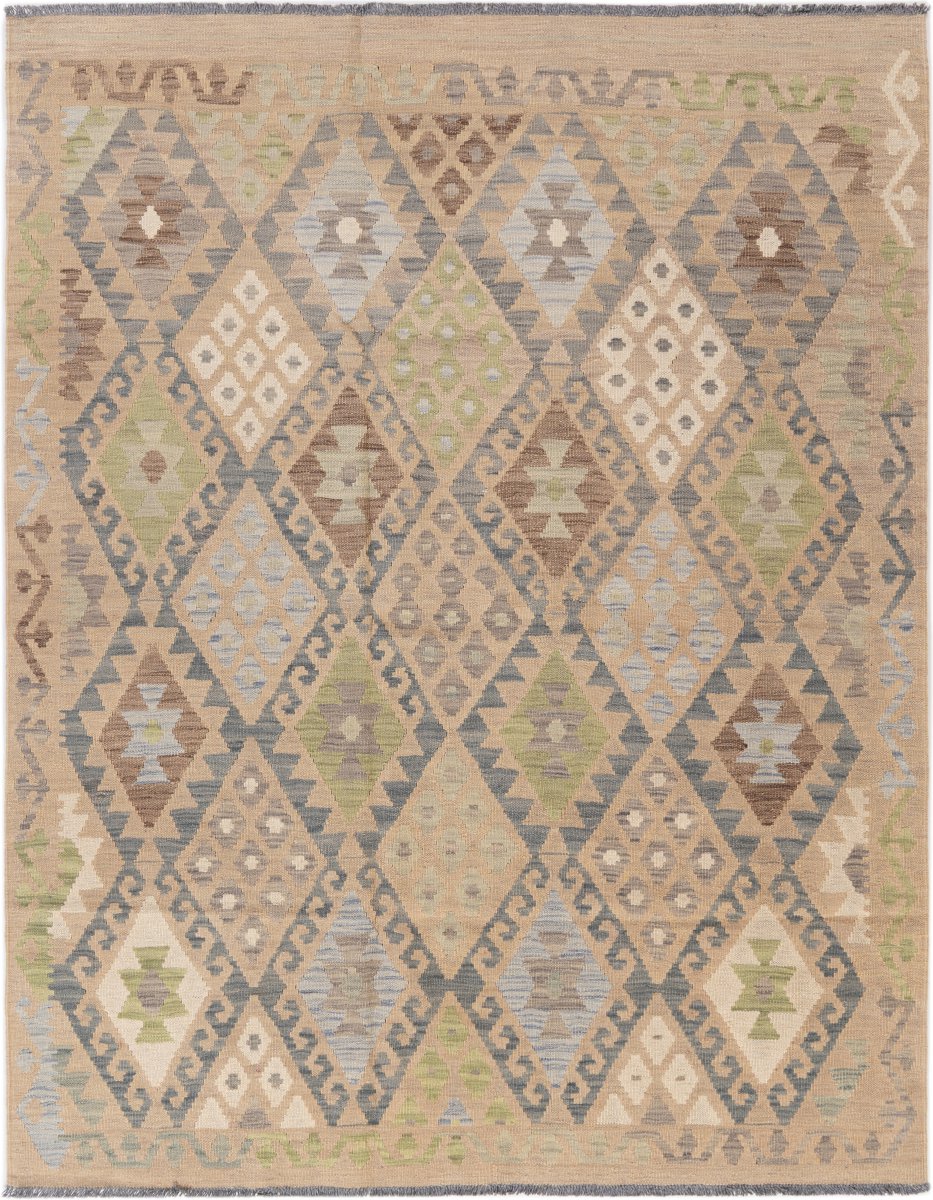 Tapete afegão Kilim Afegão 194x154 194x154, Tapete persa Tecido à mão