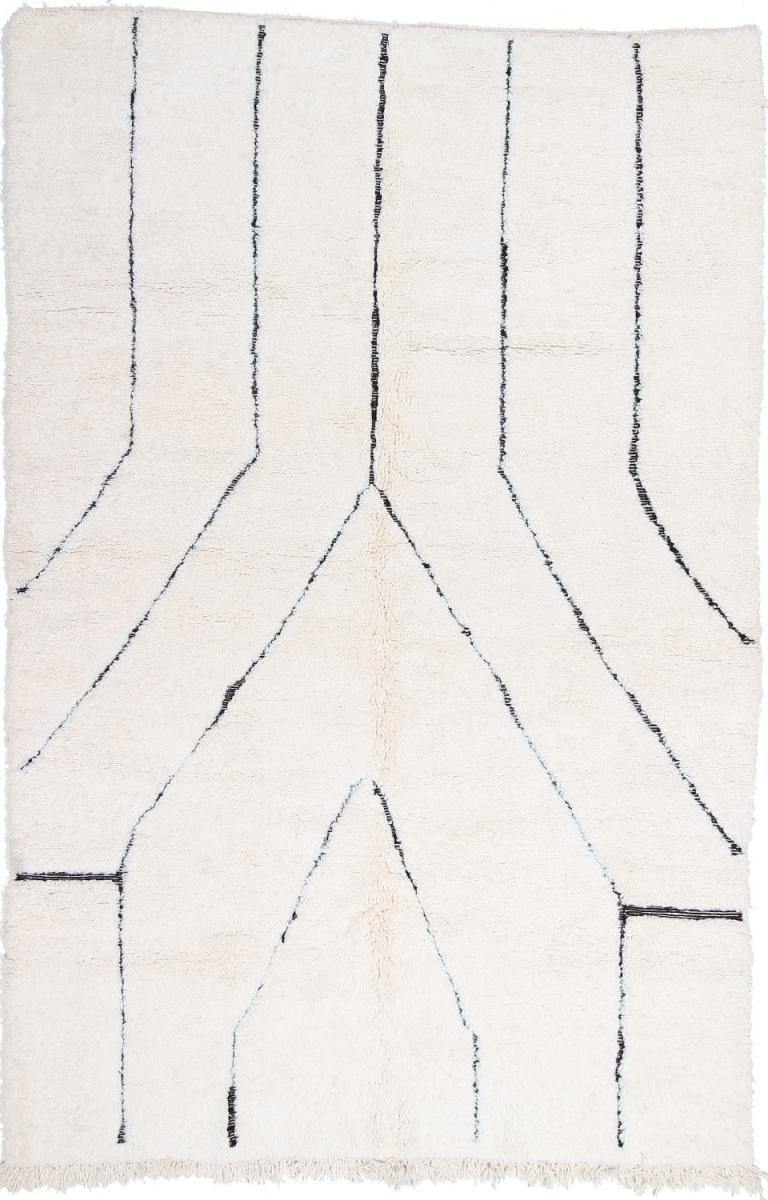 Marokkanischer Teppich Berber Maroccan Beni Ourain 10'7"x6'11" 10'7"x6'11", Perserteppich Handgeknüpft