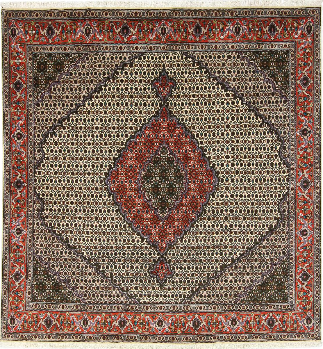 Tapete persa Tabriz Mahi 213x202 213x202, Tapete persa Atado à mão