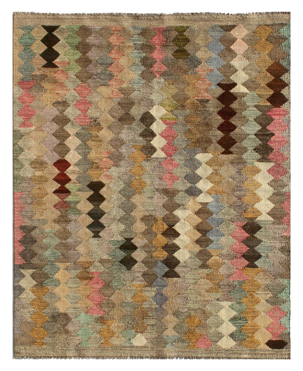 Afghan rug Kilim Afghan Heritage 6'8"x4'11" 6'8"x4'11", Persian Rug Woven by hand