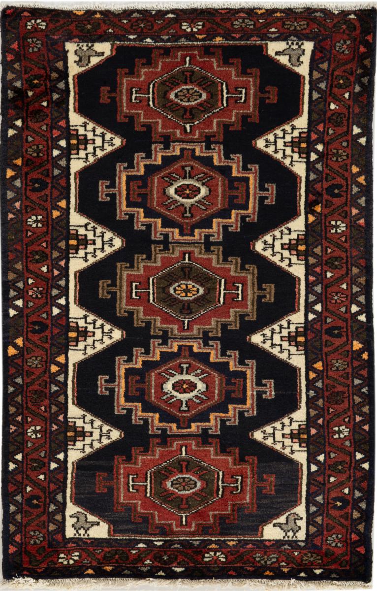 Alfombra persa Khamseh 122x79 122x79, Alfombra persa Anudado a mano