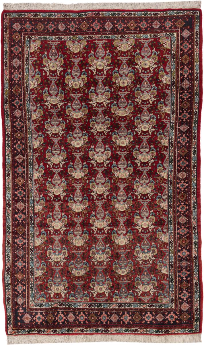 Persian Rug Bidjar Old 6'8"x4'1" 6'8"x4'1", Persian Rug Knotted by hand