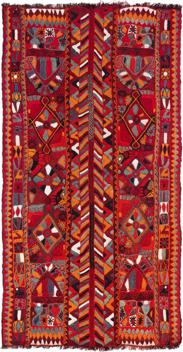 Persisk matta Kilim Kordi 269x143 269x143, Persisk matta Handvävd